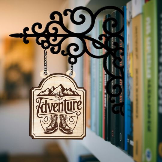 Discover Book Lovers Gift, Personalized Book Tavern Signs, Custom Library Genre Signs, Book Genre Dividers, Bookshelf Decor, Book Room Decor