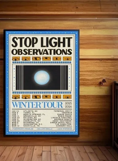 Discover Stop Light Observations Tour Winter 2026 Poster