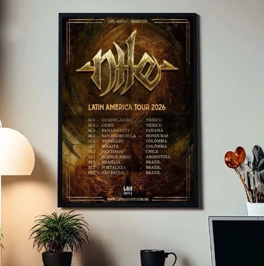 Discover Nile Latin America Tour 2026 Poster