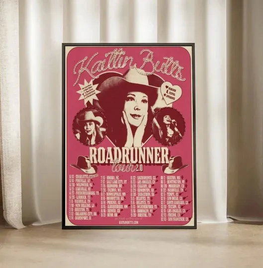 Discover Kaitlin Butts Roadrunner Tour 2.0 2026 Poster