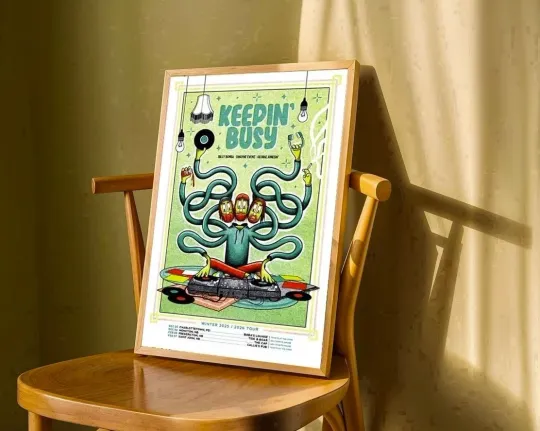 Discover Keepin Busy Winter 2025-2026 Tour Poster