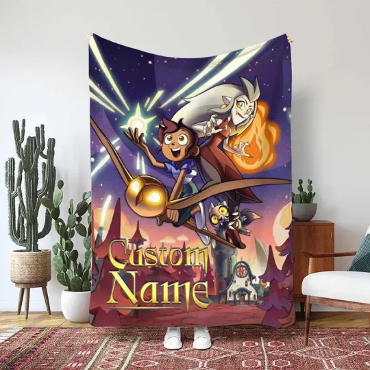 Discover Disney The Owl House Fleece Bed Custom Blanket Gift For Fan, Kids