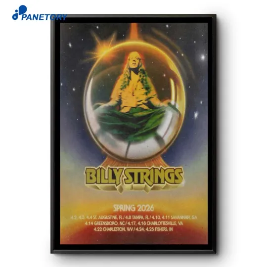 B!lly Str!ngs Spring Tour 2026 Poster Home Decor, Wall Art, Fan Gift
