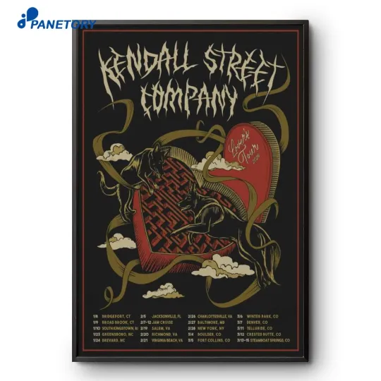 Discover Kendall Street Company 5th Annual Lover’s Tour 2026 Poster Home Decor