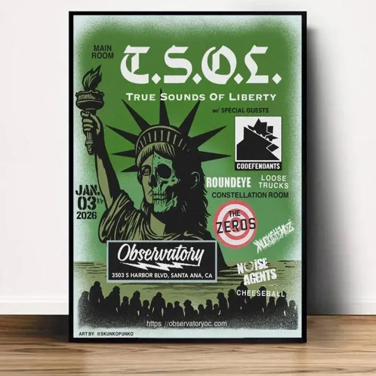 Discover T.S.O.L. - Tour 2026 Poster