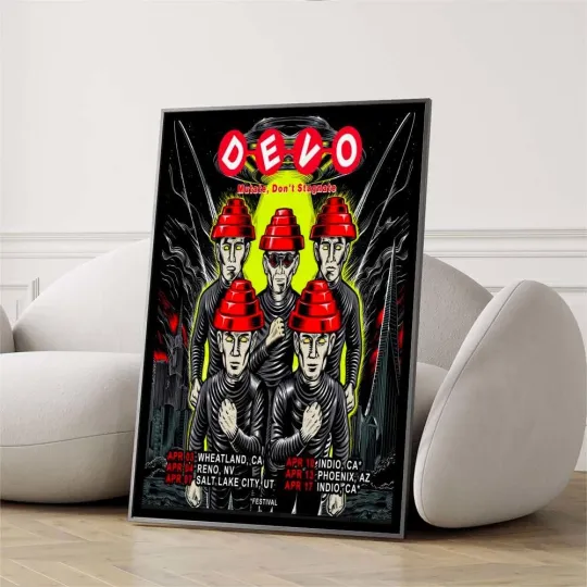 Discover Devo Poster Apr 2026 Tour-Portrait - Poster