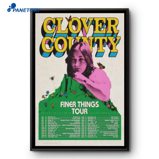Discover Clover County Finer Things Tour 2026 Poster Home Decor, Wall Art, Fan Gift