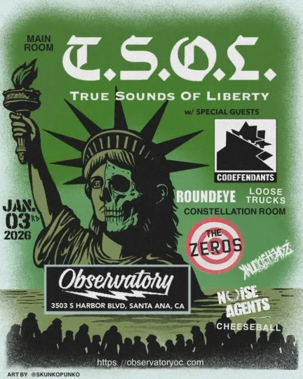 Discover T.S.O.L. - Tour 2026 Print Poster