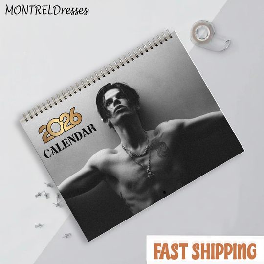 Discover Yung Music 2026 Calendar, Live Concert Calendar, Wall Art for Fans 2026 Wall Calendar and Planner, Celebrity Crush Fan Gift