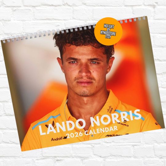 Discover Lando Wall Calendar 2026 | Fan | Unique Christmas Gift | For Her | For Him | Friend