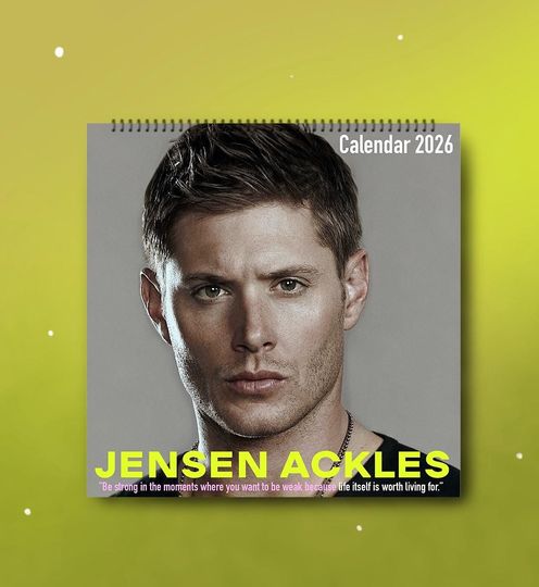 Discover Jensen Ackles 2026 Wall Calendar