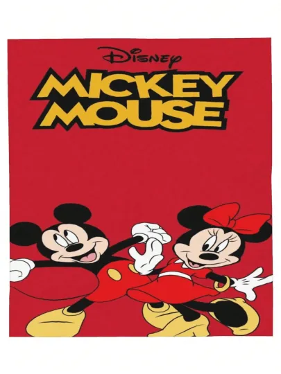 Discover Disney Funny  Mickey And His Friends Fleece Blanket #15
