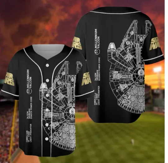 Discover Spaceship Sport Baseball Jersey Shirt