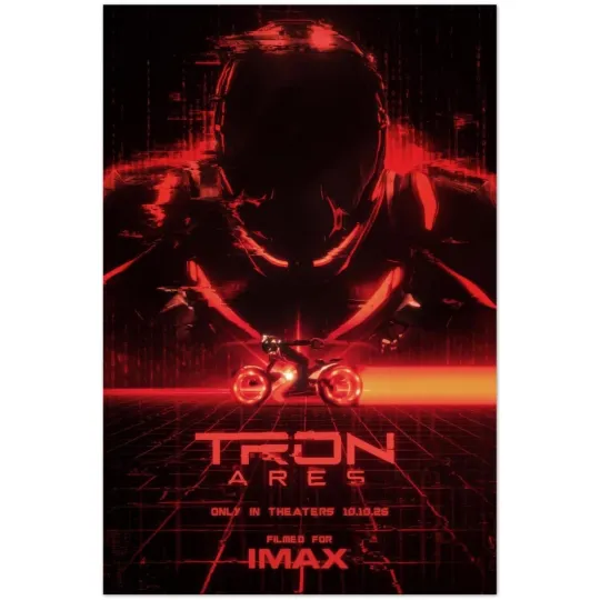 Discover Tron Ares 2026 Sci Fi IMAX Movie Poster