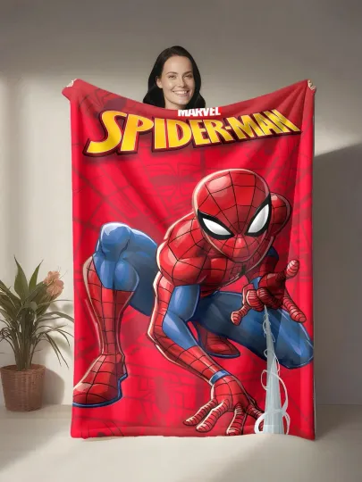 Discover Disney  Spider-Man By Fleece Blanket #15