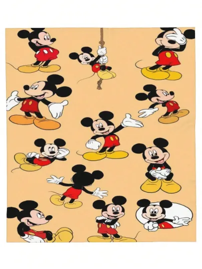 Discover Disney  Mickey And His Friends By Fleece Blanket #13