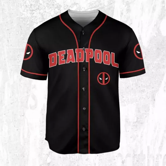 Discover Personalized Deadpool Superhero Fans 3D Baseball Jersey Shirt Best Price US Size