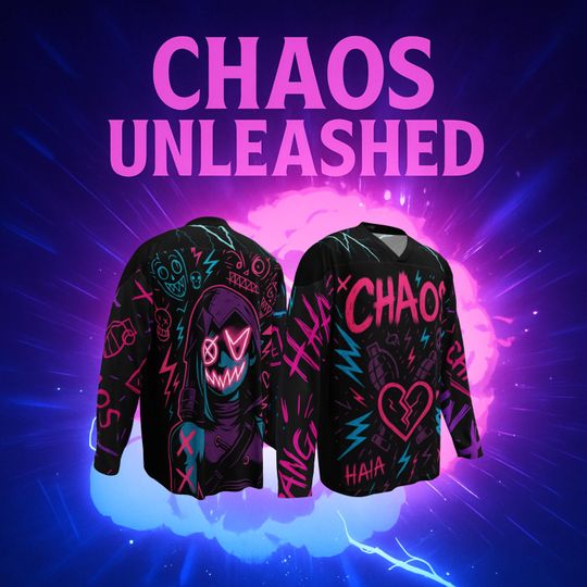 Discover CHAOS UNLEASHED | Hockey Jersey  Inspired Design