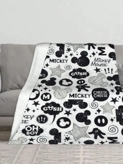 Discover Disney Minnie Mouse Loved By Fleece Blanket #2