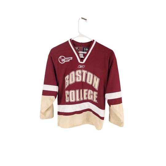 Discover Vintage 90s Boston College Hockey jersey youth small