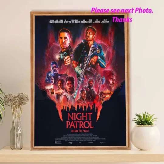 Discover Night Patrol Movie Poster 2026 Action Thriller Film Art Shudder Films NoFrame