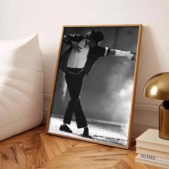 Discover Michael Jackson Poster Vintage Dance Pose King of Pop Music Fan Print NoFrame