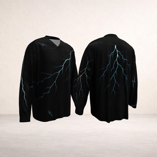 Discover Blue Lightning | Hockey Jersey