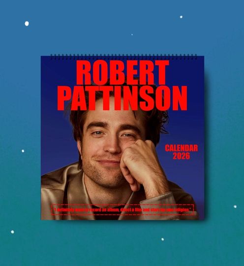 Robert Pattinson 2026 Wall Calendar