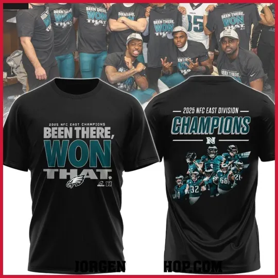 Discover 🔥 FASTSHIP - Philadelphia Eagles Back-to-Back NFC East Champions 2025 Celebrate