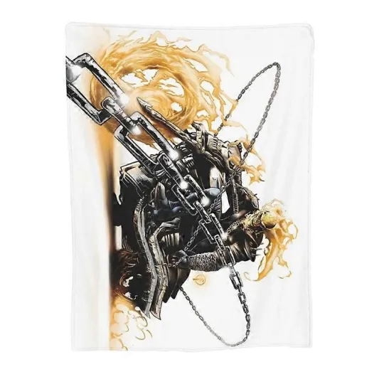 Discover Disney Superhero Ghost Rider Marvel Home Decor Baby Girl Boy Fleece Blanket