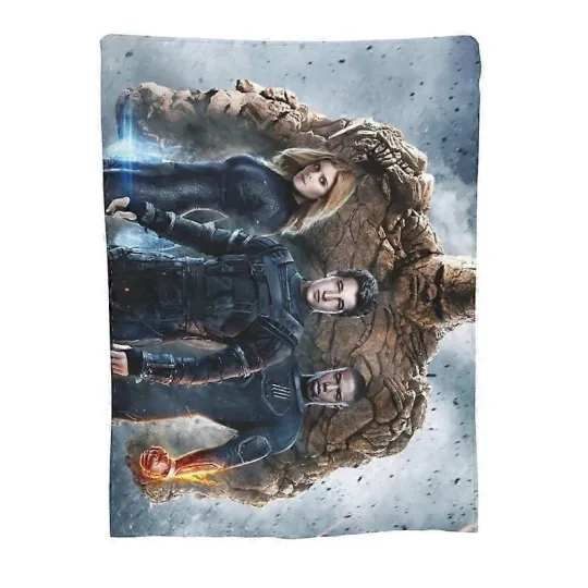 Discover Fantastic Four Disney Superhero Marvel Home Decor Baby Girl Boy Fleece Blanket