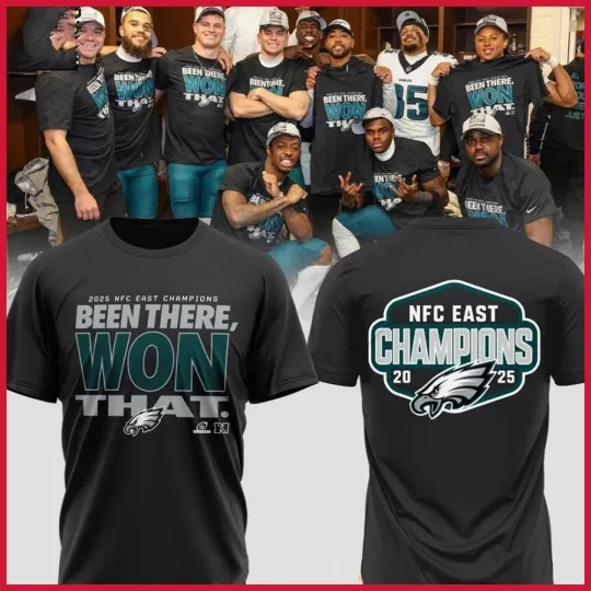 Discover 💯 HOT NEW - Philadelphia Eagle 2025 NFC East Division Champions Been There Won