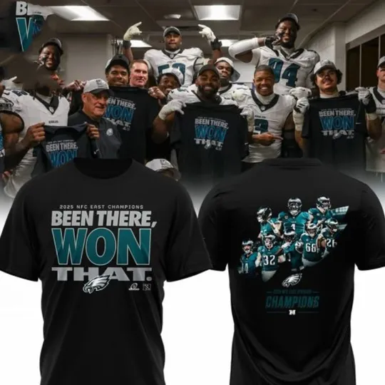 Discover 🎉FASTSHIP - Philadelphia Football 2025 NFC East Champions Been There Won That