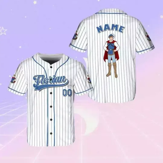 Discover Personalized Never Too Old For Florian Snow White Baseball Jersey Shirt