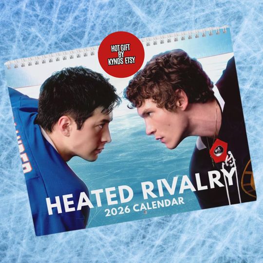 Discover Heated Rivalry Wall Calendar 2026 | Fan | Gift | Hollander Rozanov | LGBTQ | Friend