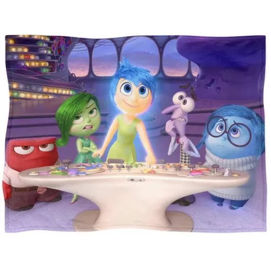 Discover Inside Out Fleece Blanket, Home Decor Disney Superhero Fleece Blanket
