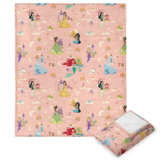 Discover Disney Princesses Heart Of A Princess Dream Girls Cozy Fleece Blanket