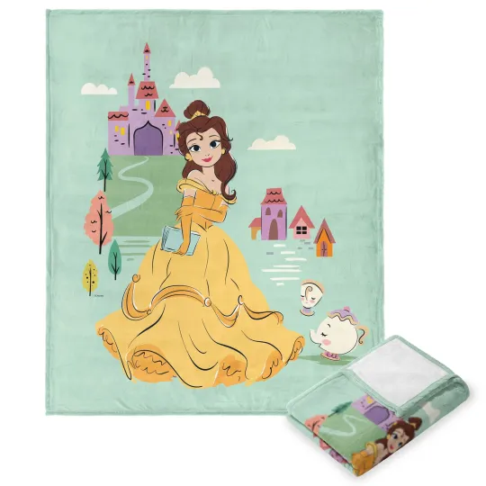 Discover Disney Princesses Heart Of A Princess Fierce Girl Cozy Fleece Blanket