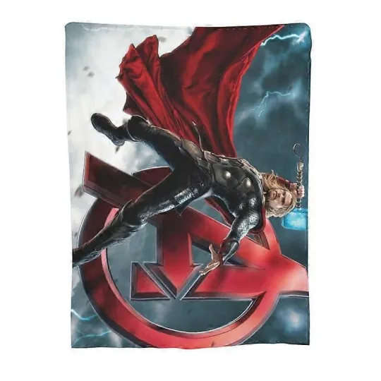 Discover Disney Superhero Team Thor Marvel Home Decor Baby Girl Boy Fleece Blanket
