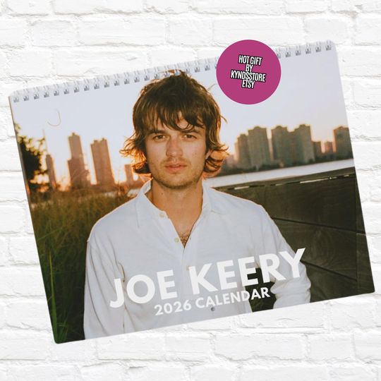Discover Joe Keery  Wall Calendar 2026 | Fan | Unique Christmas Gift | For Her | For Him | Djo