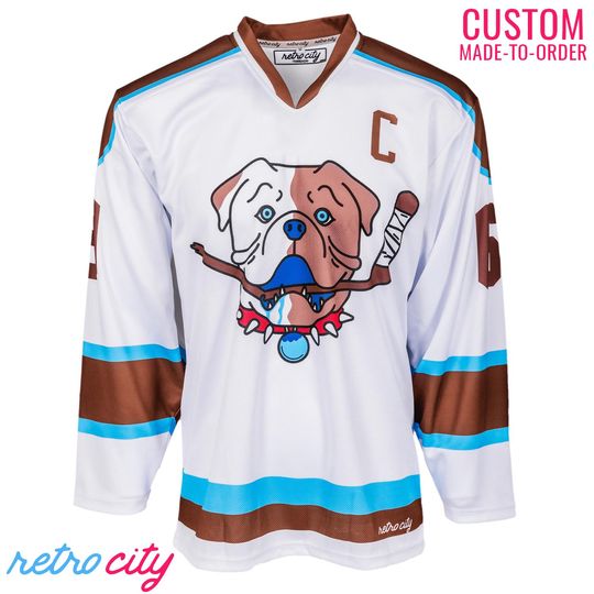 Discover Sudbury Bulldogs Hockey Jersey Sweater (White)