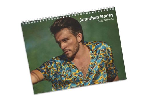 Sexy Jonathan Bailey 2026 Calendar