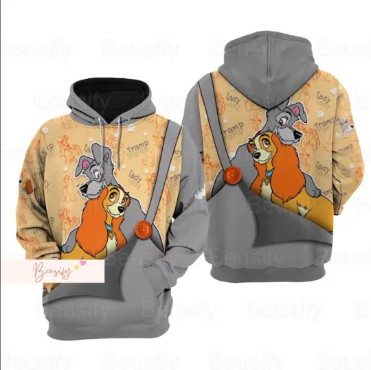 Lady And The Tramp 3D Hoodie