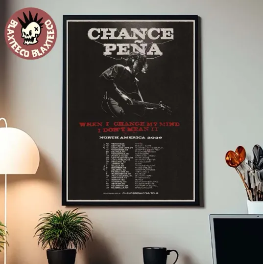 Discover North America Folk Music Singer Songwriter Tour 2026 City Dates Poster Decor