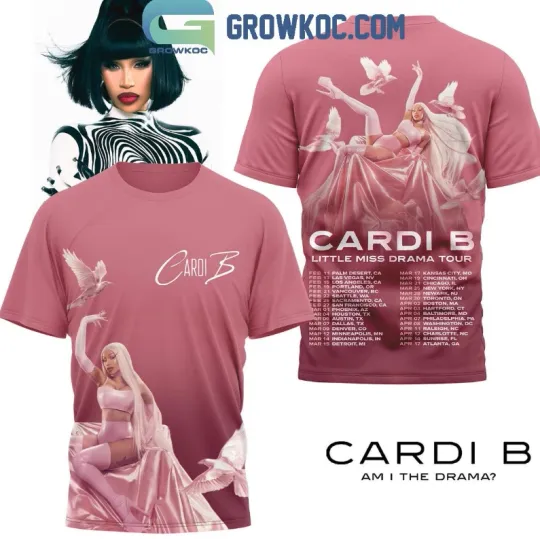 Discover Cardi B Little Miss Drama Tour 3D Printed T-Shirt
