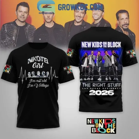 Discover NKOT Block The Right Stuff 2026 Tour Shirt Gift For Fan Full Size PA421