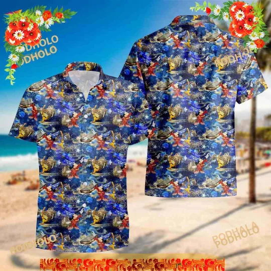 Discover Disney Mickey Mouse Hawaiian Shirt for Men