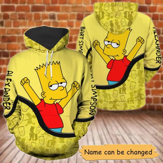 Simpsons Family Costume 3D Hoodie for Men and Women
