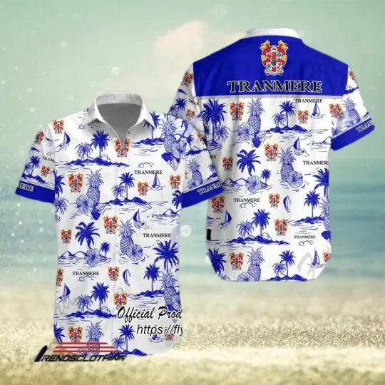 Discover Tranmere Rovers FC Hawaiian Shirt