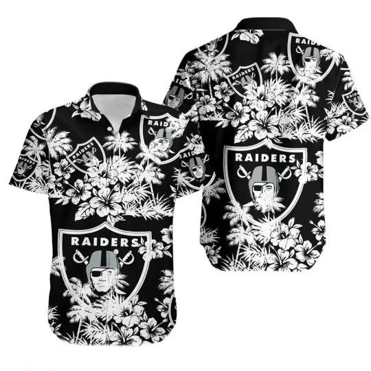 Discover Las Vegas Football Team Raiderss Hawaiian Shirt Button Down Unisex Adults